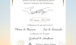 invitații digitale pentru nuntă