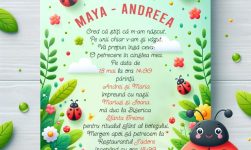 Invitații Digitale pentru Botez